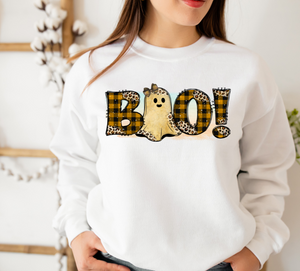 Boo Ghost Pullover Sweatshirt